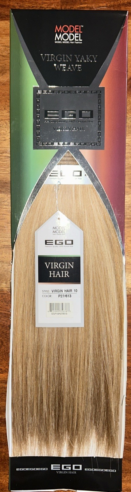 100% Human EGO Virgin Hair Extensions. 10”inch. Color #27/613. 1 Pack For $50