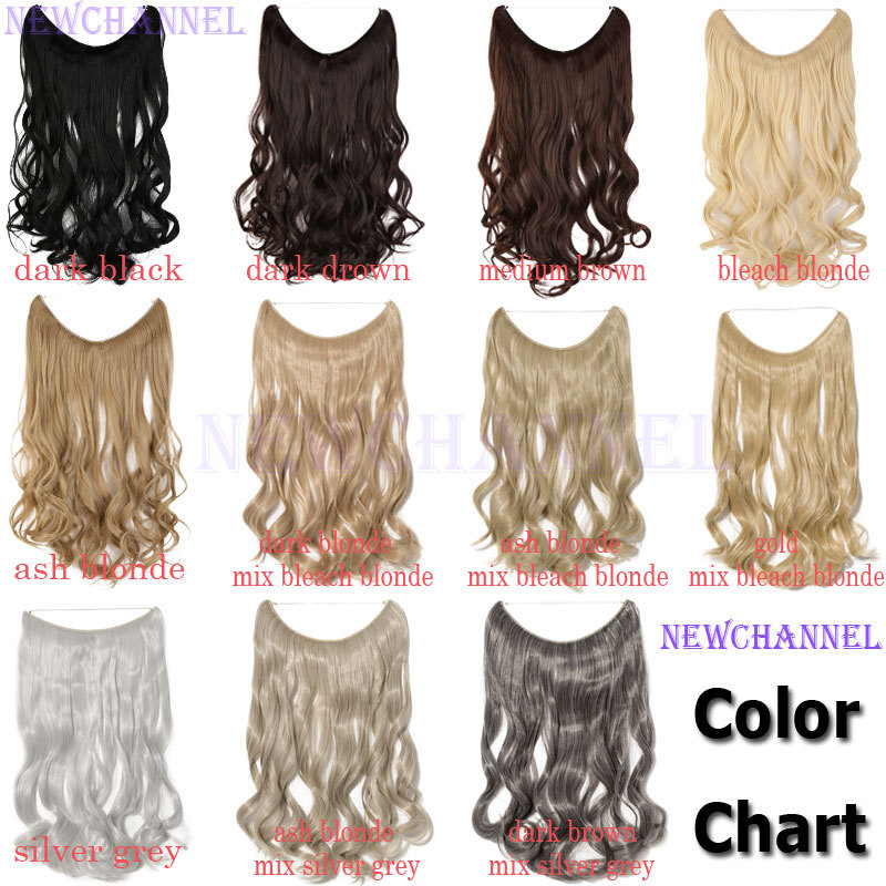 One Piece Secret Headband No Clip Wire In Hair Extensions Natural Long Straight