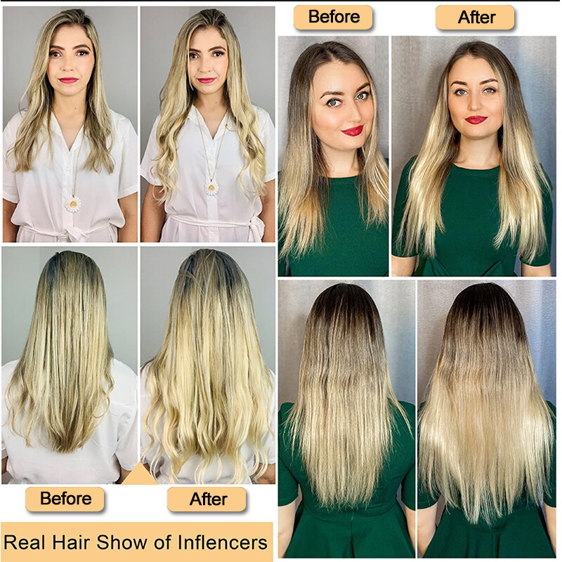 CLEARANCE One Piece Real Remy Human Hair Extensions Thick Clip in Full Head 1PCS