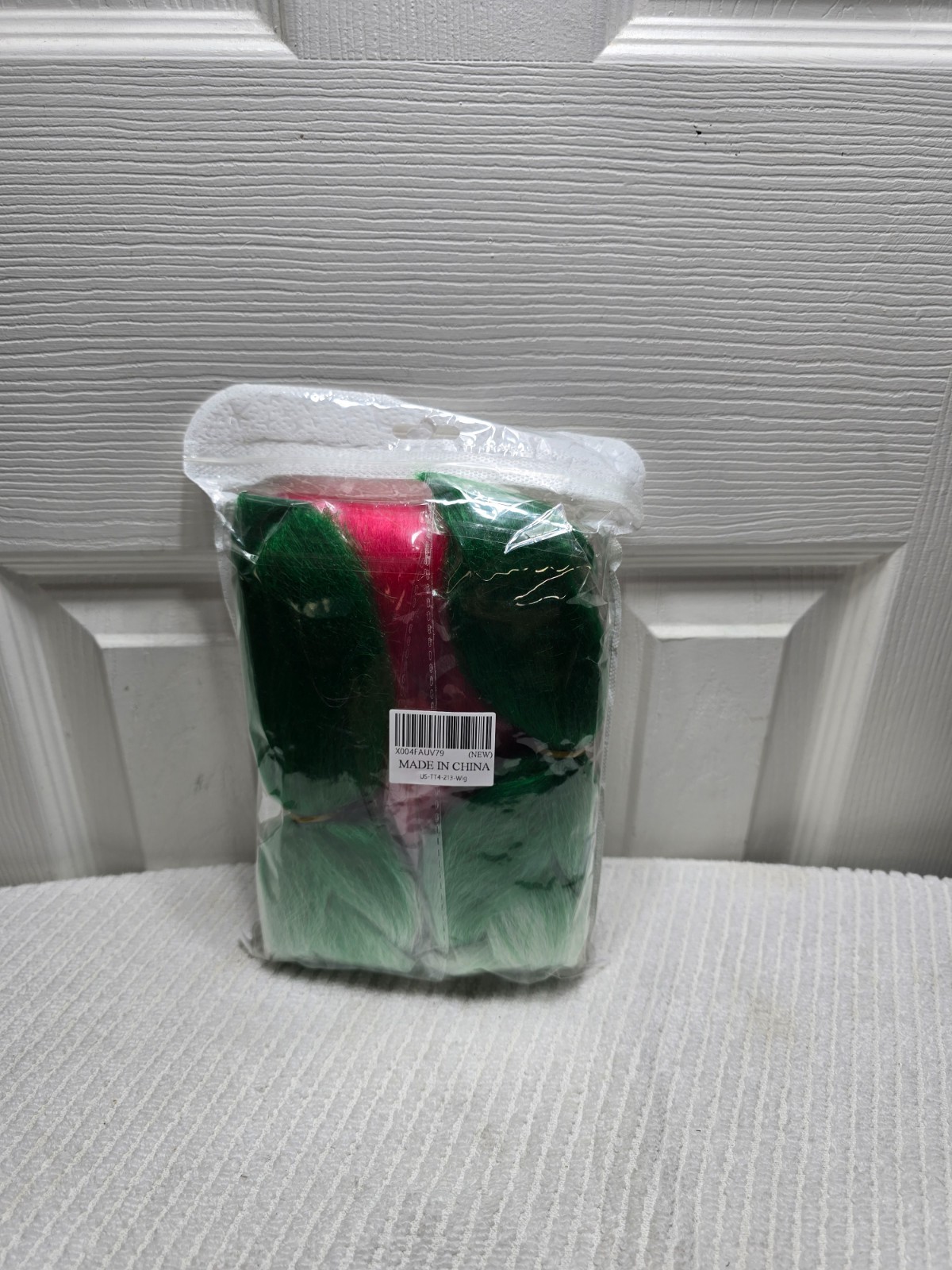 24″ Colored Jumbo Braiding Hair Extension Ombre Red White Green