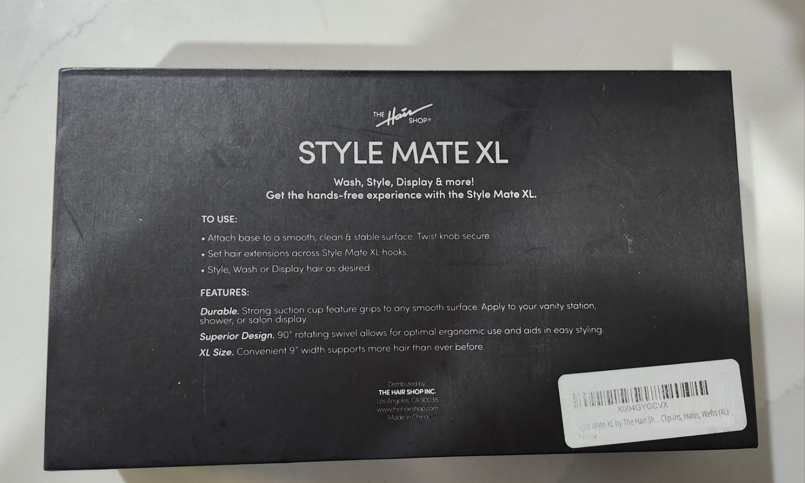 Style Mate XL by , Hair Extension Styling Holder, 4-in-1 Stores, Washes, Styl…
