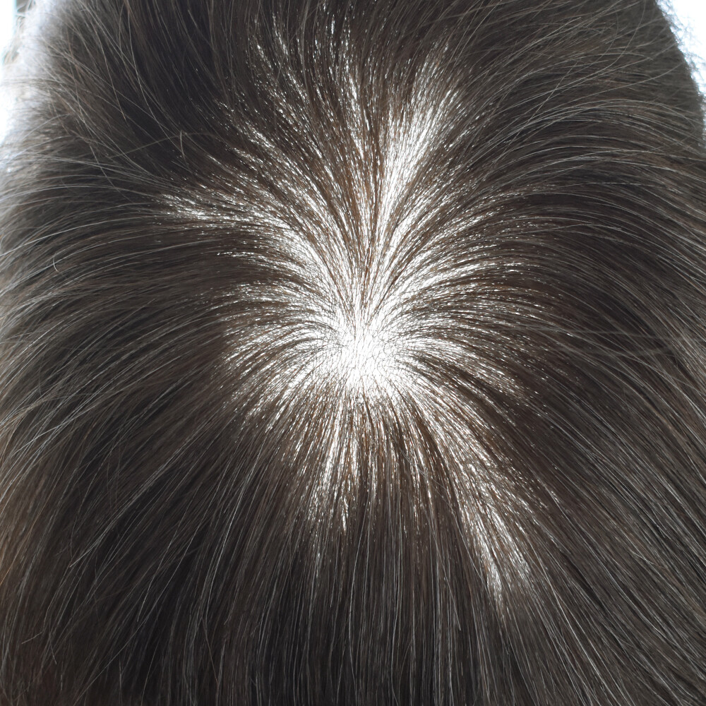 Super Thin Skin Mens Toupee Hairpiece Invisible Poly PU Hair Systems Replacement