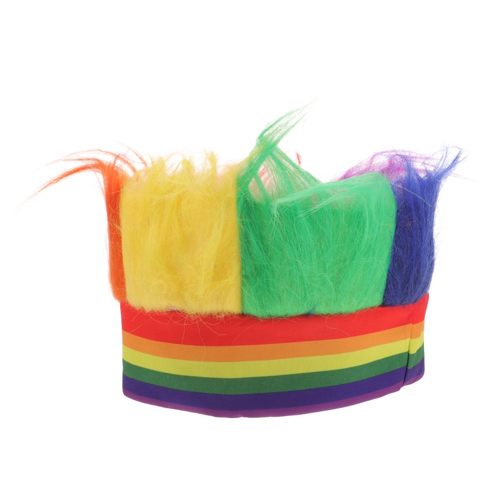 Novelty Wigs Carnival Season Headbands Cosplay Fake Hair Colorful