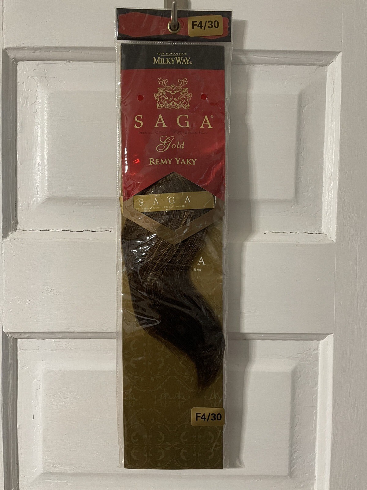 PLEASE READ Milky Way Saga Gold Remy Yaky Human Hair GOF10 F4/30