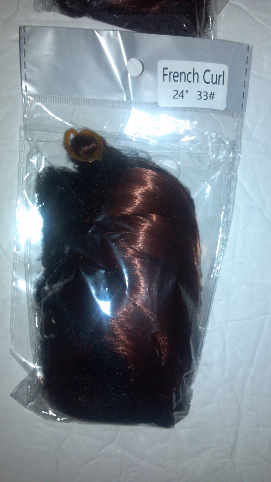 French Curl Braiding Hair 24 Inch, 4 Packs Braiding Hair Extensions #33
