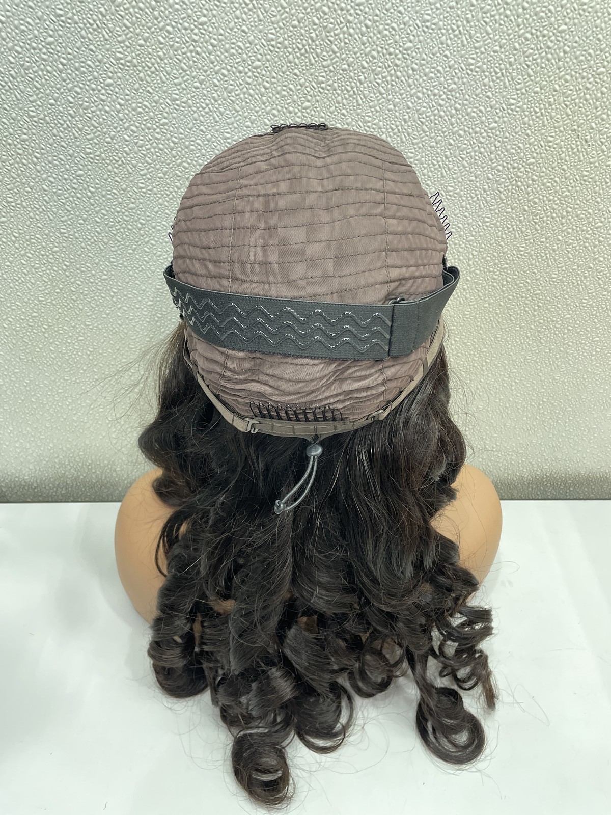 Geeta Hair Natural Black Human Hair Lace Front Long Wig 26″