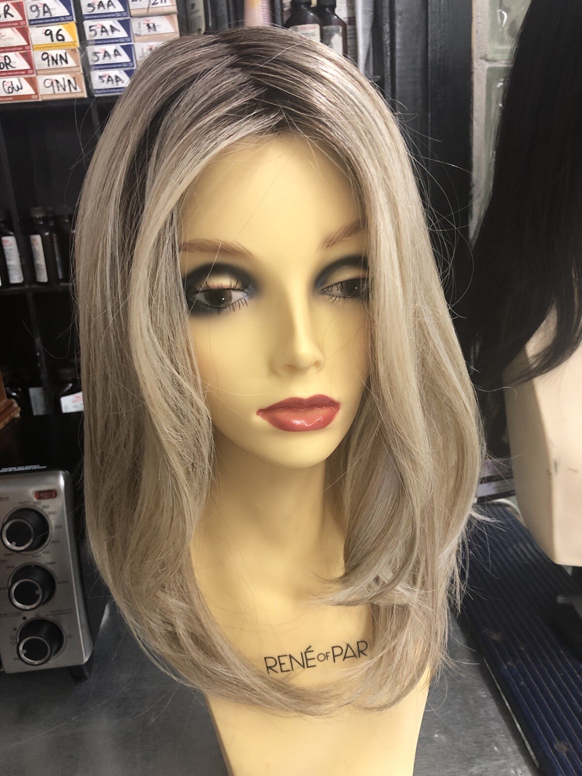 NICE MOVE Raquel Welch Wig RL19/23SShadedBiscuit HeatOK LaceFt MonoPart 5STARS