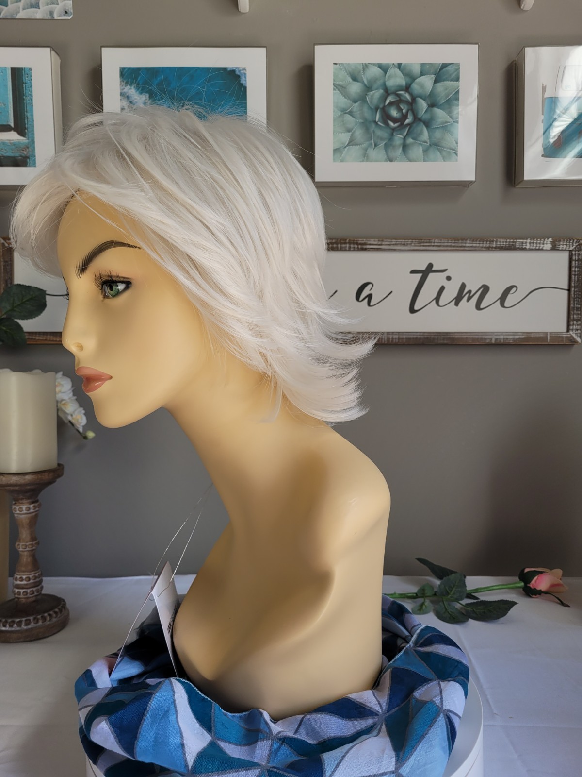RAZOR CUT SHAG🔥 | TressAllure | Color 1001 – White | SEXY WIG | Big Volume