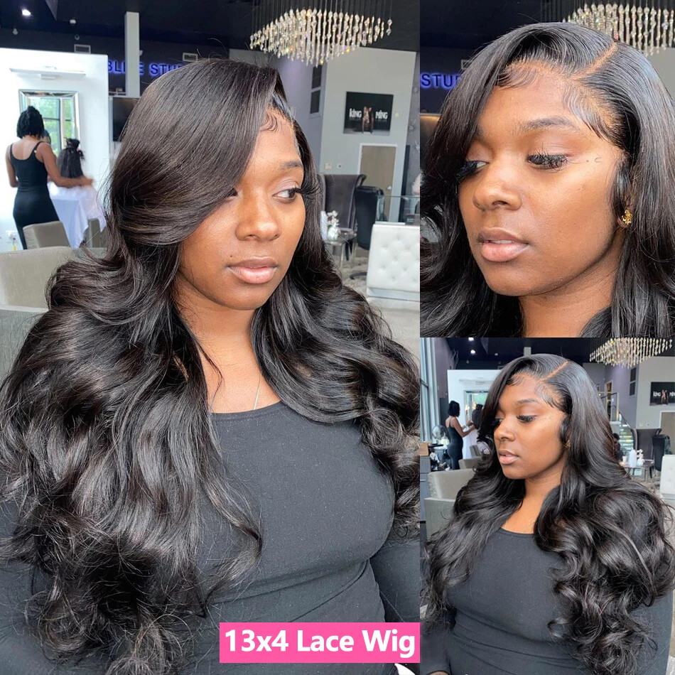 13×4 13×6 Lace Front 360 Lace Frontal Wig Human Wigs Women 5×5 Wig 200 Density
