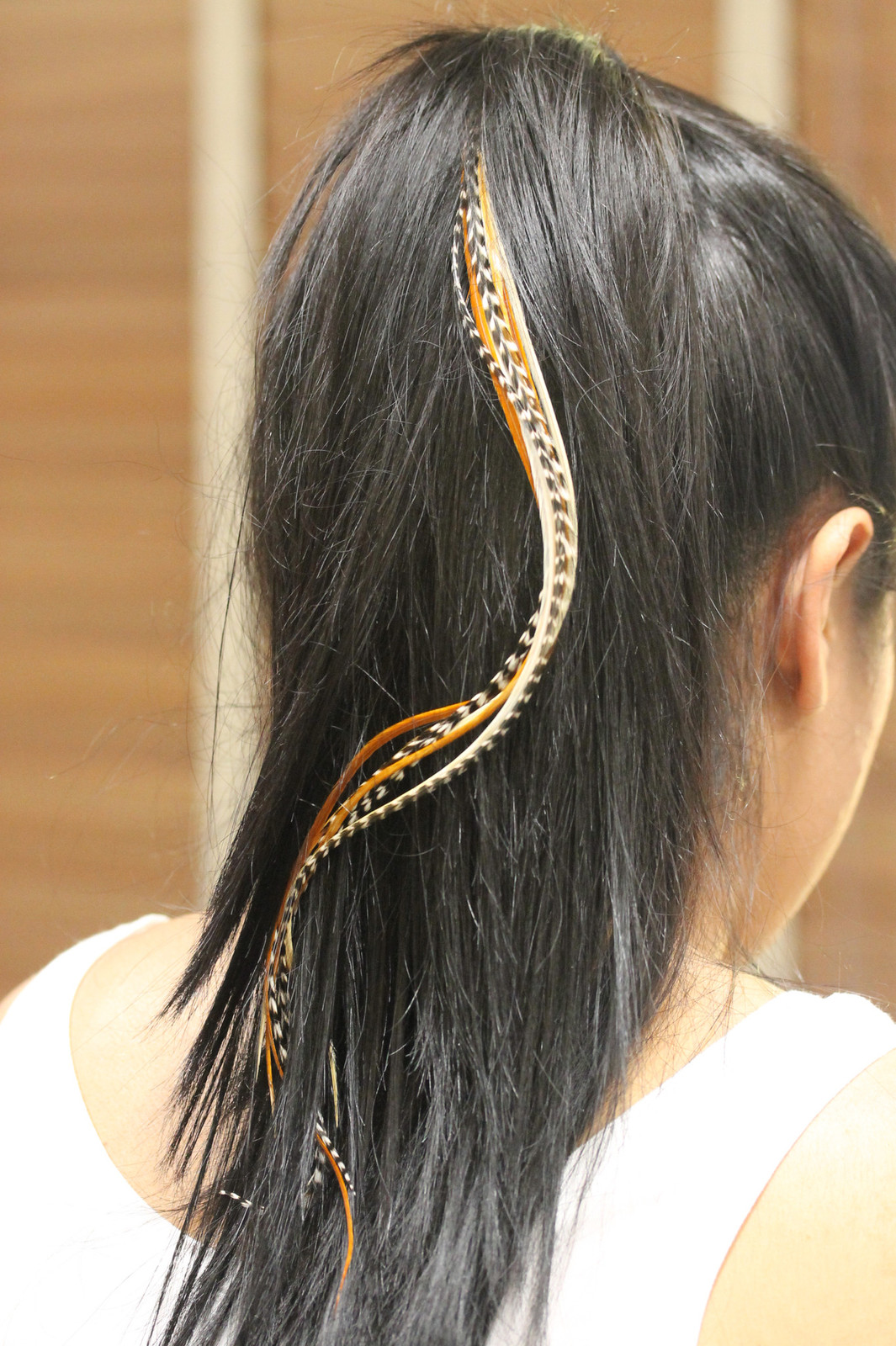 Sexy Sparkles Feather Hair Extensions, 100% Real Rooster Feathers, Long Natural