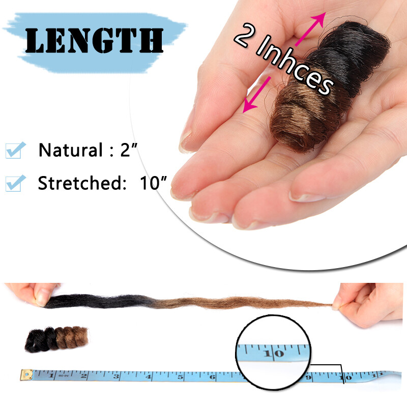 100% Natural Short Jamaican Bounce Crochet Hair Extensiosn Spring Braid as human