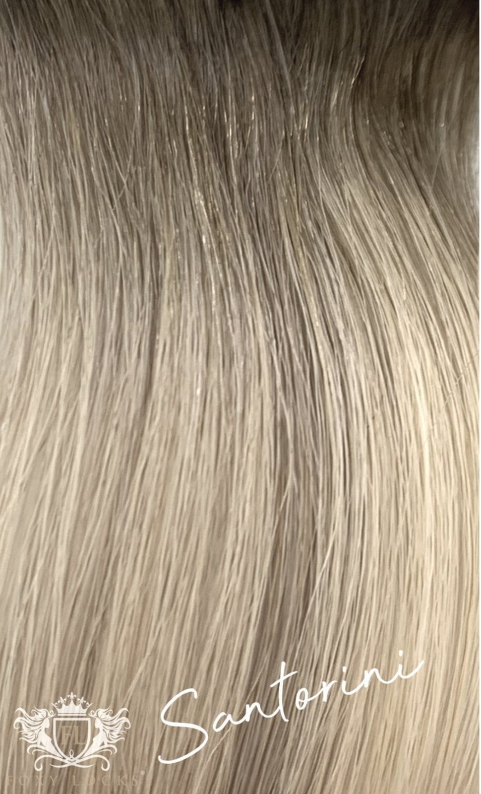 Santorini Blonde – Deluxe 18″ Silk Seamless Clip In Human Hair Extensions 180g