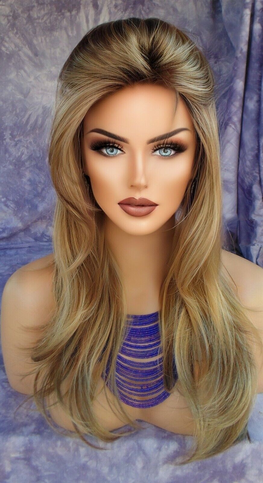 “ANGELICA” ROP NORIKO WIG ☆ COLOR MOCHACCINO-R LONG FLOWING WAVES SEXY CUTE 512