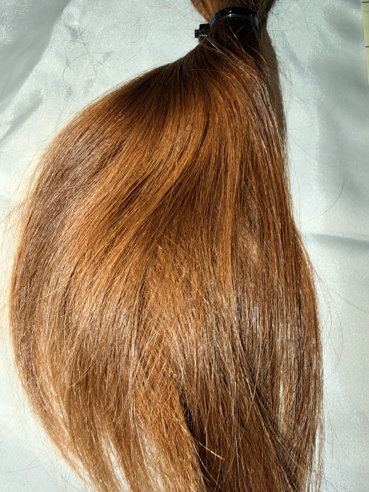 12 Inch, 69g Beautiful Human Hair Cut Ponytail, Fresh From Salon Single Donor. 4