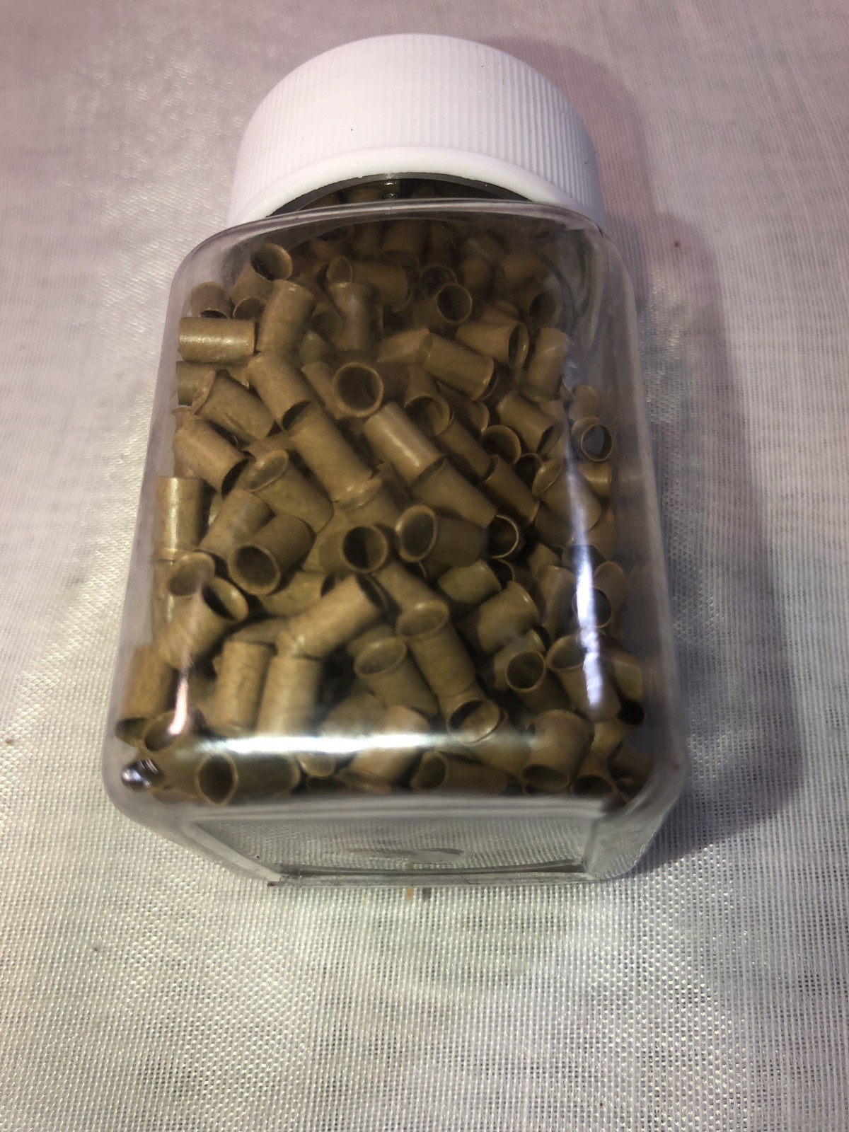 WDLBGWXJ 3.0mm Micro link Beads Copper Tubes (500pcs, 8#)
