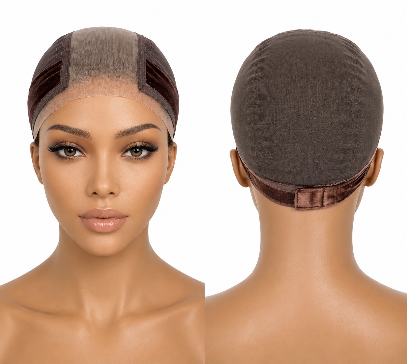 Adjustable Wig Cap Mesh Cap One Size for Women Black Beige Brown