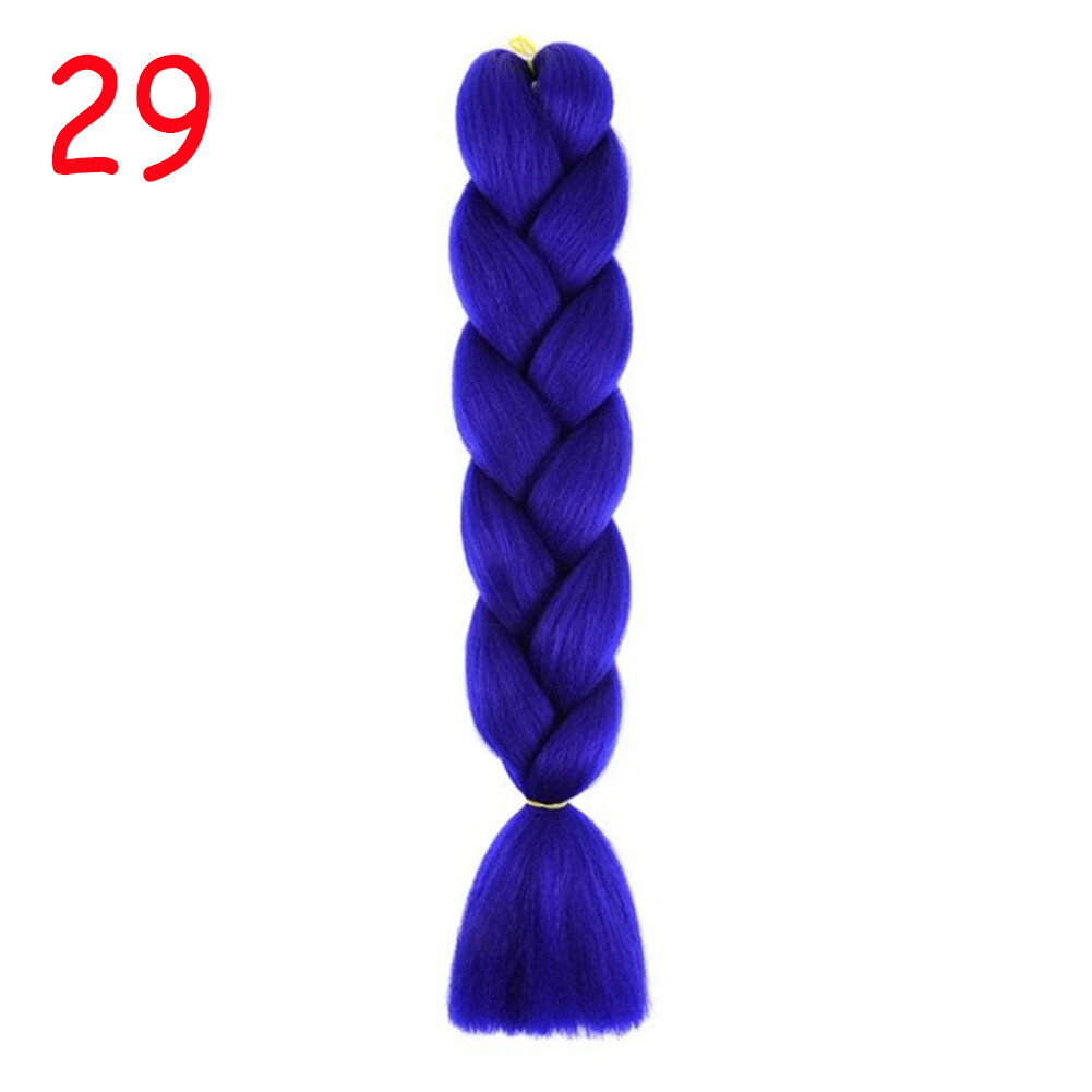 Jumbo Braiding Hair Synthetic Ombre Kanekalon Braids 24” Crochet Extensions