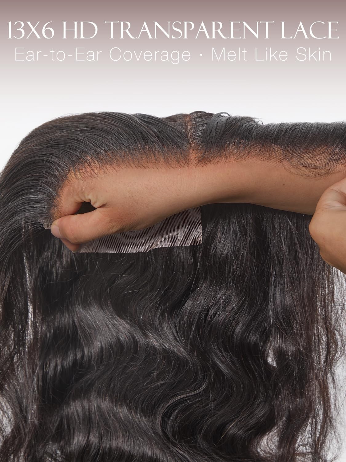Ashine Body Wave Lace Front Wigs Human Hair 13X6 Hd Transparent Lace Pre