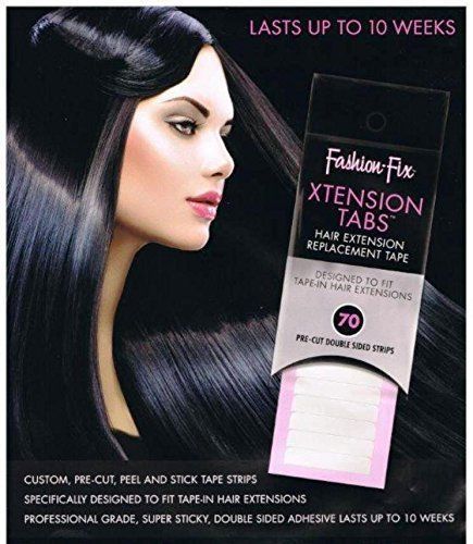 VAPON Hair Extension replacement Tape – 1/2″ X 1.5″ double side adhesive 70 tap