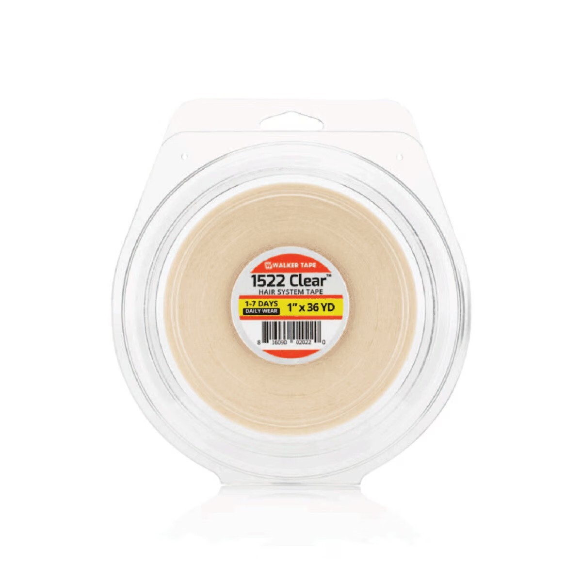 Walker 1522 Clear Tape, Daily Wear Hair System Tape Roll, Hypoallergenic