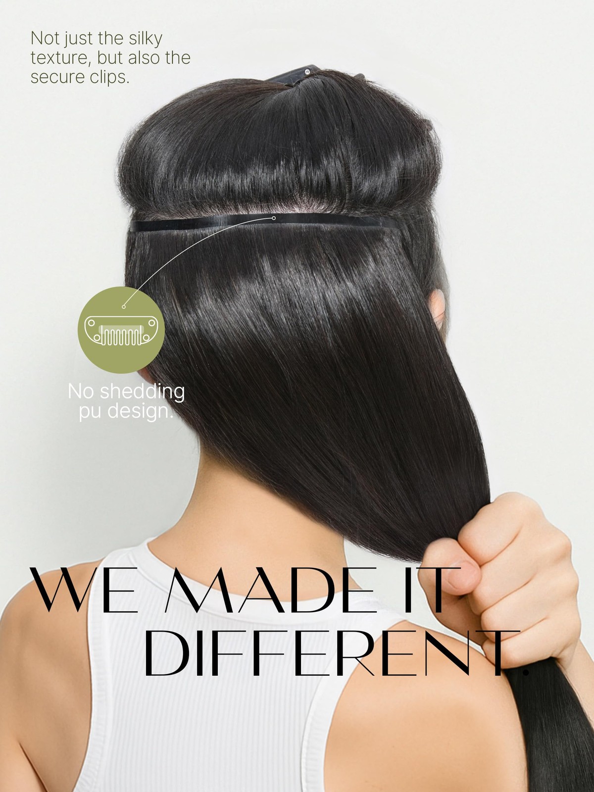 Frodio Clip Ins Hair Extensions Black Remy Real Human Hair Pu Seamless Silk
