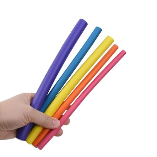 30 Pieces 9.45 Inch Flexible Hair Curling Rods Soft Foam Hair Curlers Rollers No