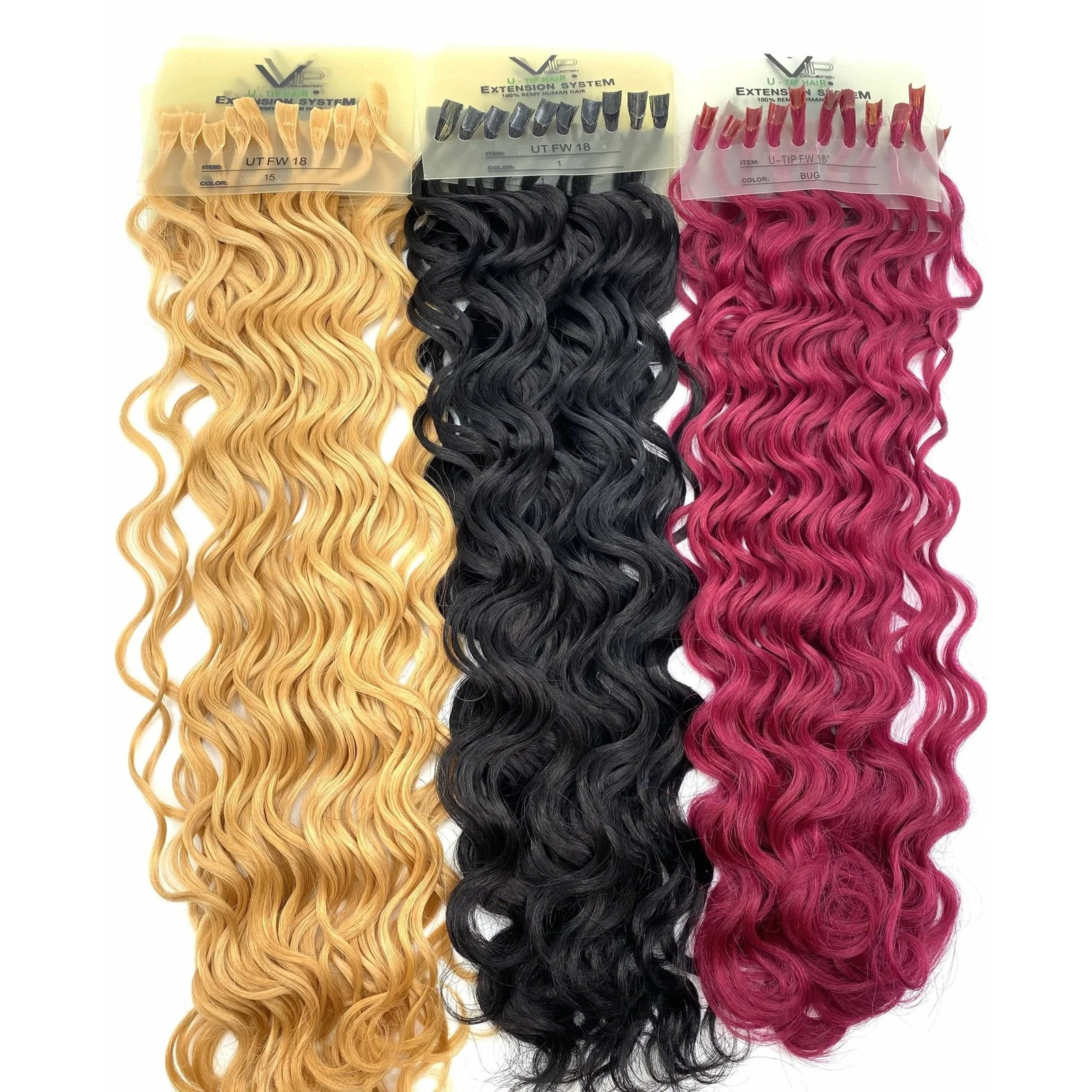 VIP U-Tip System / Curly 18″