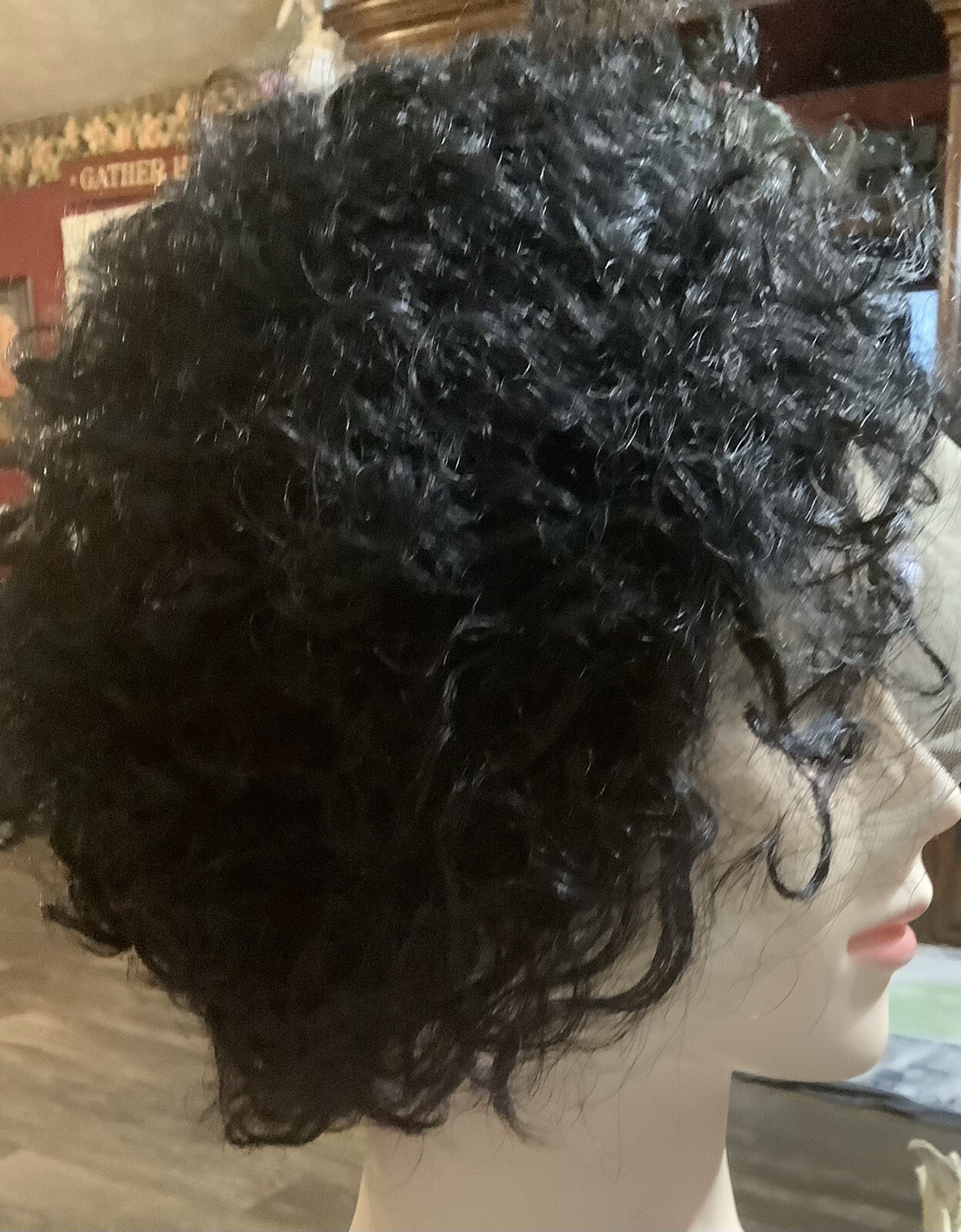 6 inch Short Curly Lace Front Wig Brazilan Human Hair 13X1 Pixie Cut Curly