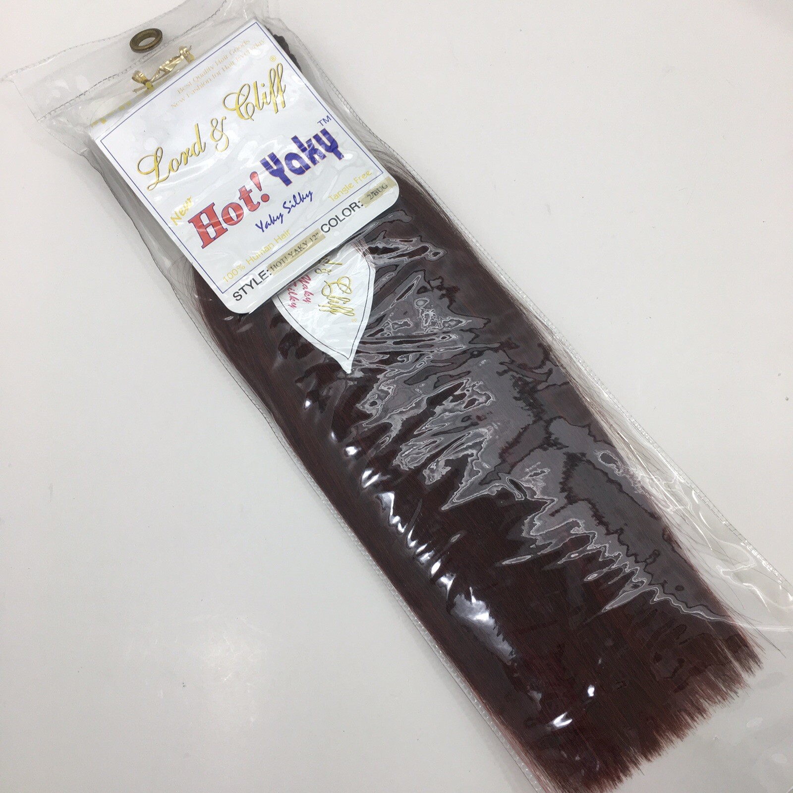 NEW Lord & Cliff 100% Human Hair Extension HOT Yaky 12″ inch Color: 2Bug