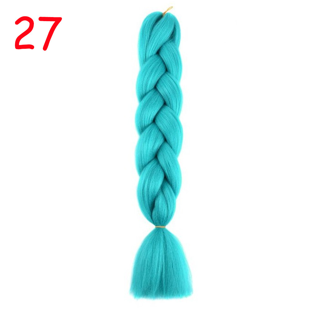 Jumbo Braiding Hair Synthetic Ombre Kanekalon Braids 24” Crochet Extensions