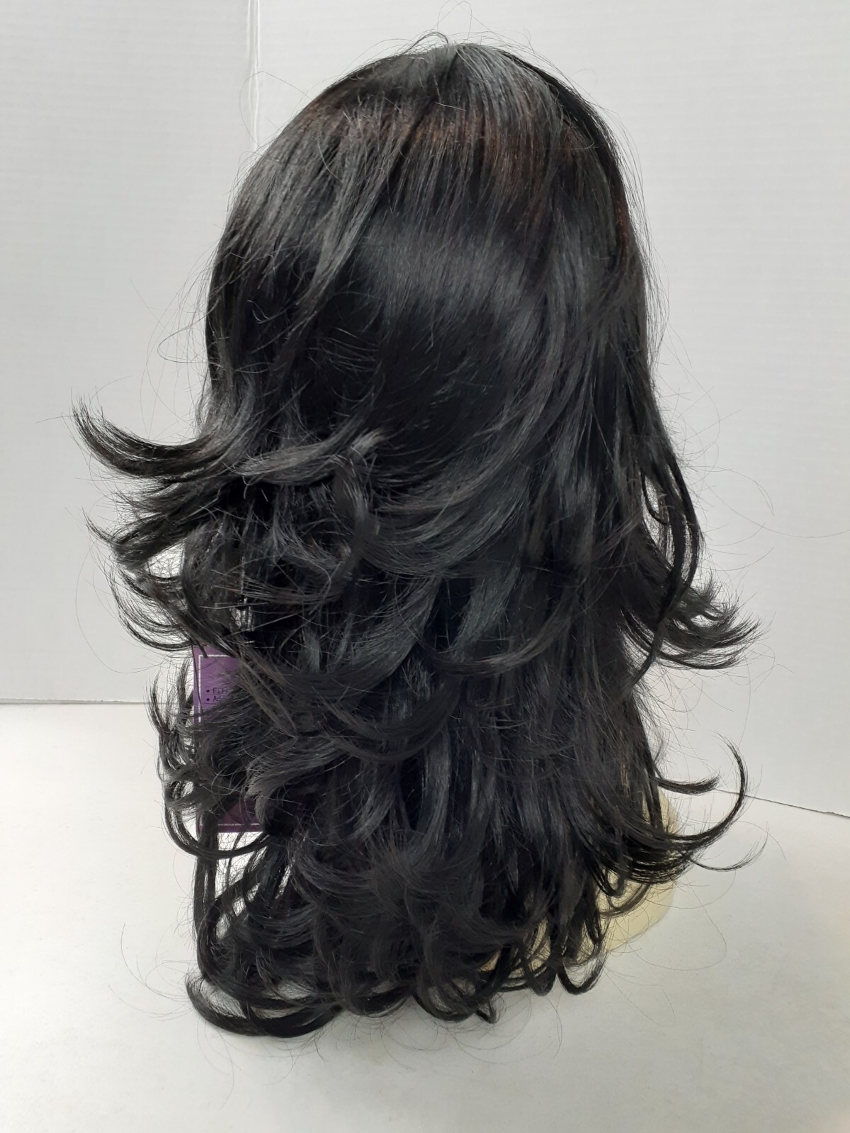 W Weaves New York Wig MARIA Long Black Hair 100% Japanese Fiber Synthetic NEW