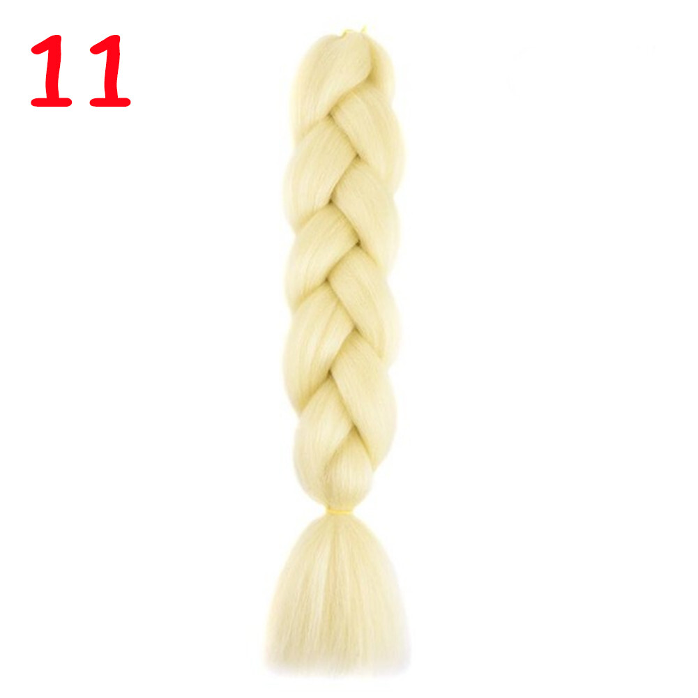 Jumbo Braiding Hair Synthetic Ombre Kanekalon Braids 24” Crochet Extensions