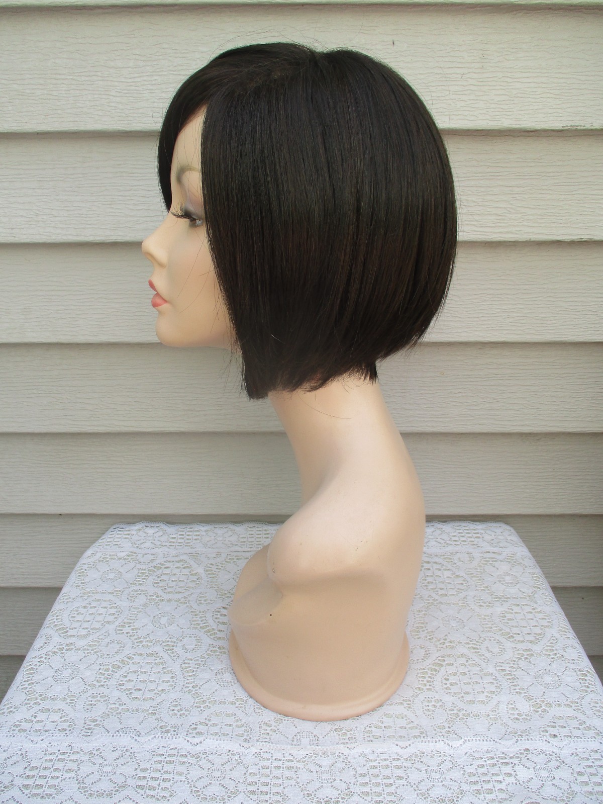 Gabor Wig OPULENCE Lace Front Mono Part GL2-6 BLACK COFFEE Darkest Brown READ
