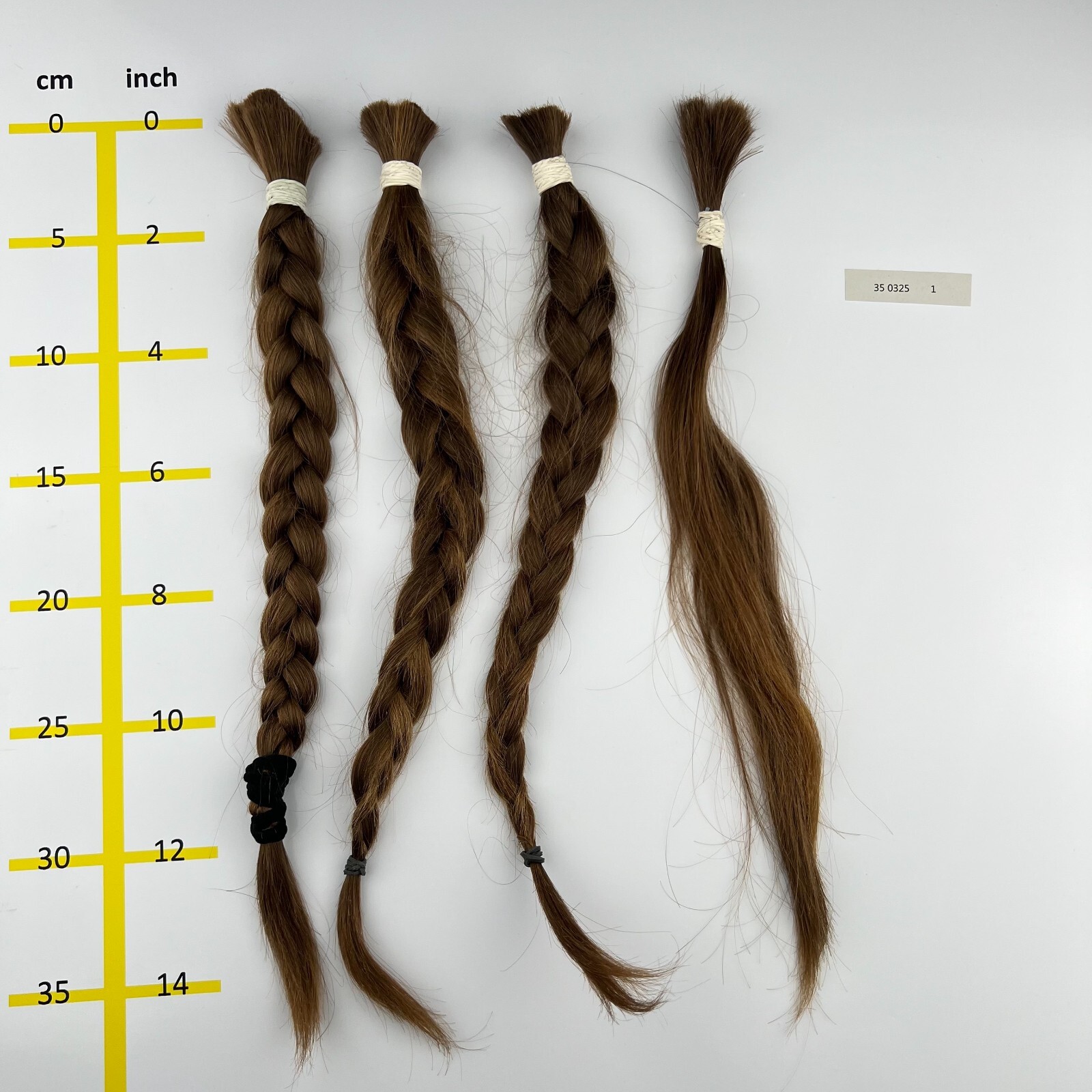 European hair, cut hair, raw hair, Light Blonde, 14”-16”, min. 100 gr.,virgin
