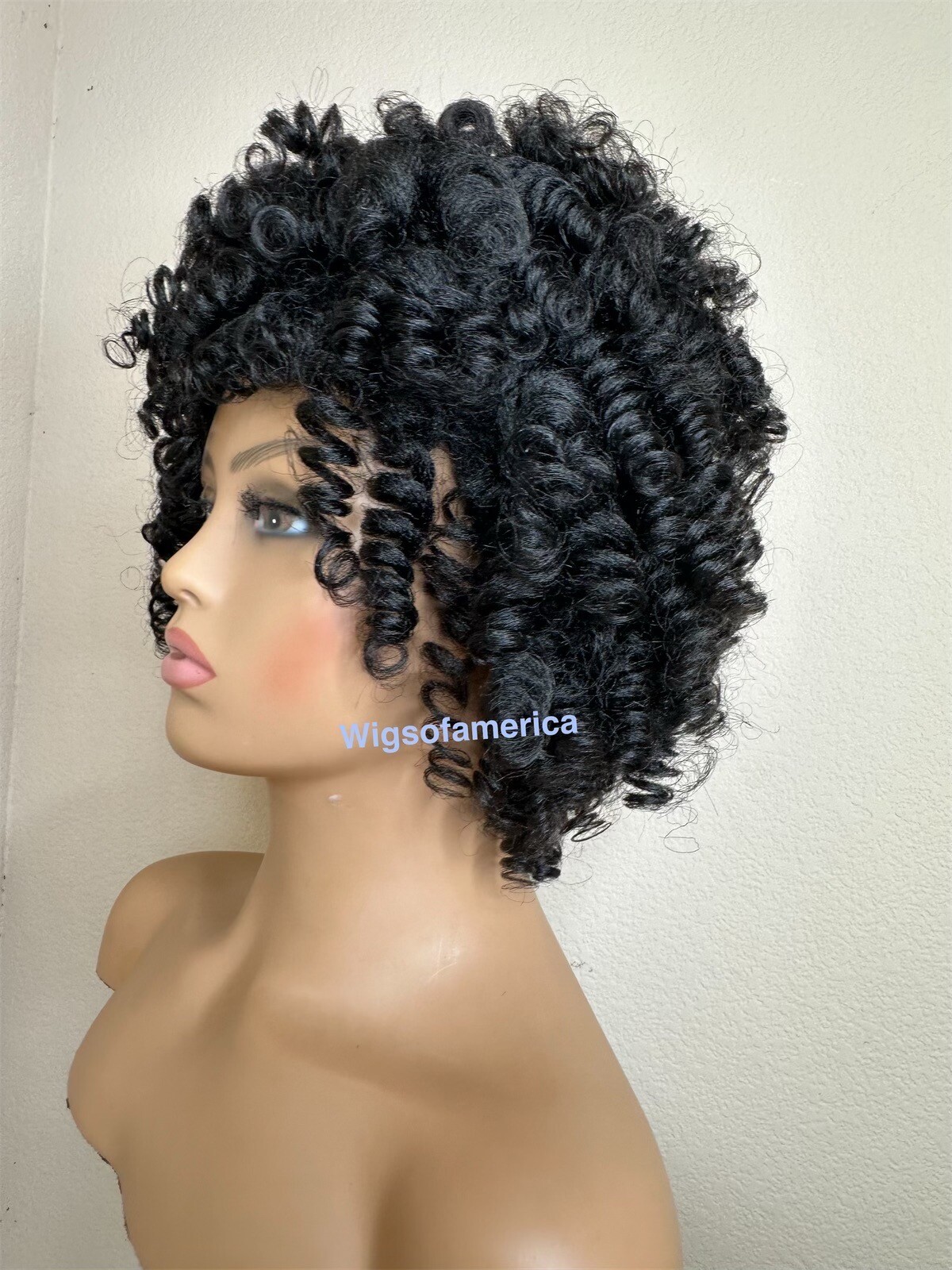 African American Wig afro Black Color