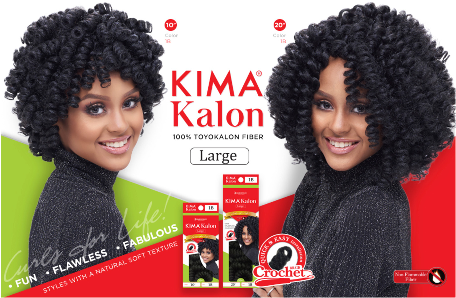 Harlem 125 KIMA Kalon Synthetic Crochet Braid