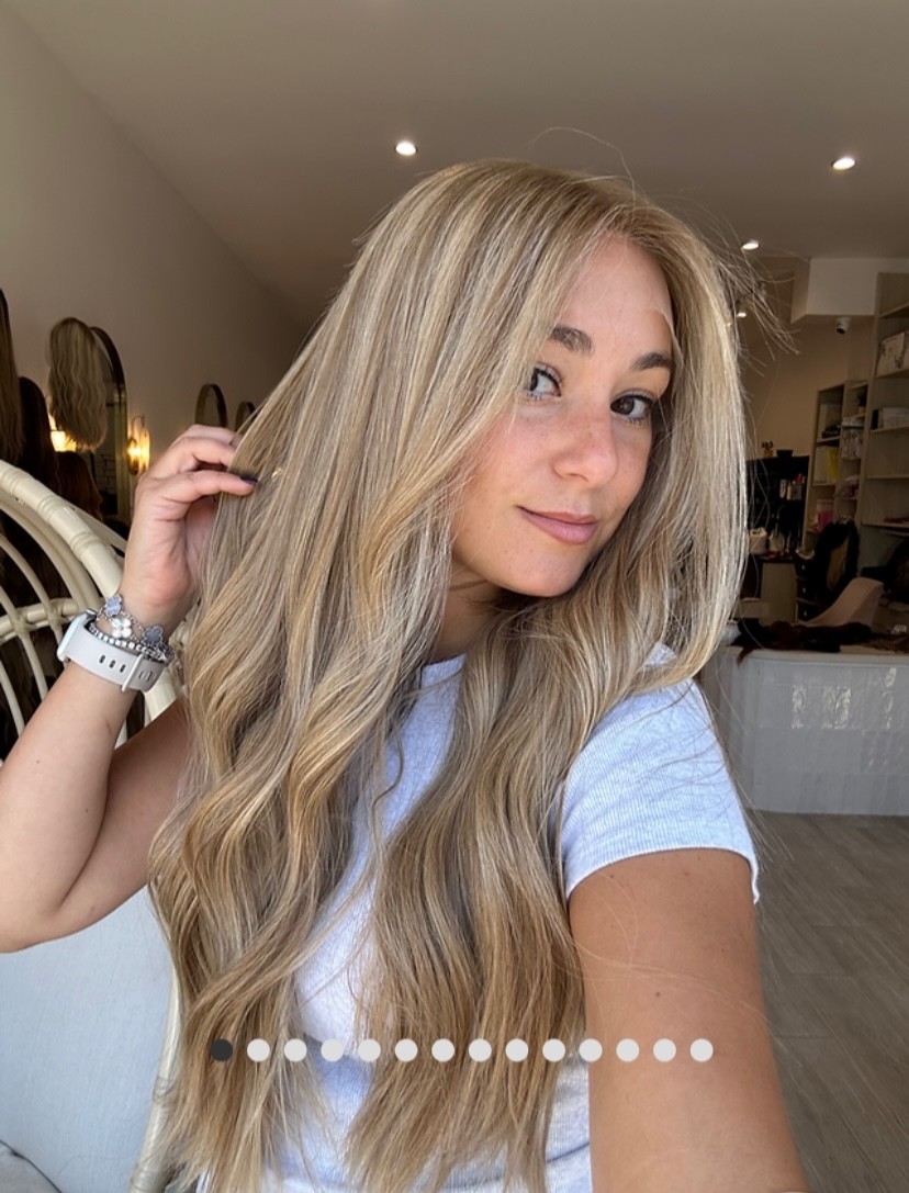 HUMAN HAIR LACE TOP WIG – BUTTERSCOTCH BLONDE 26” BY HIGHLINE WIGS BRAND NEW