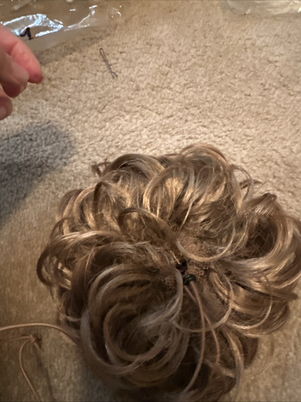 Hair Accesories by Wig America Mona Lisa Light brown dance cheer