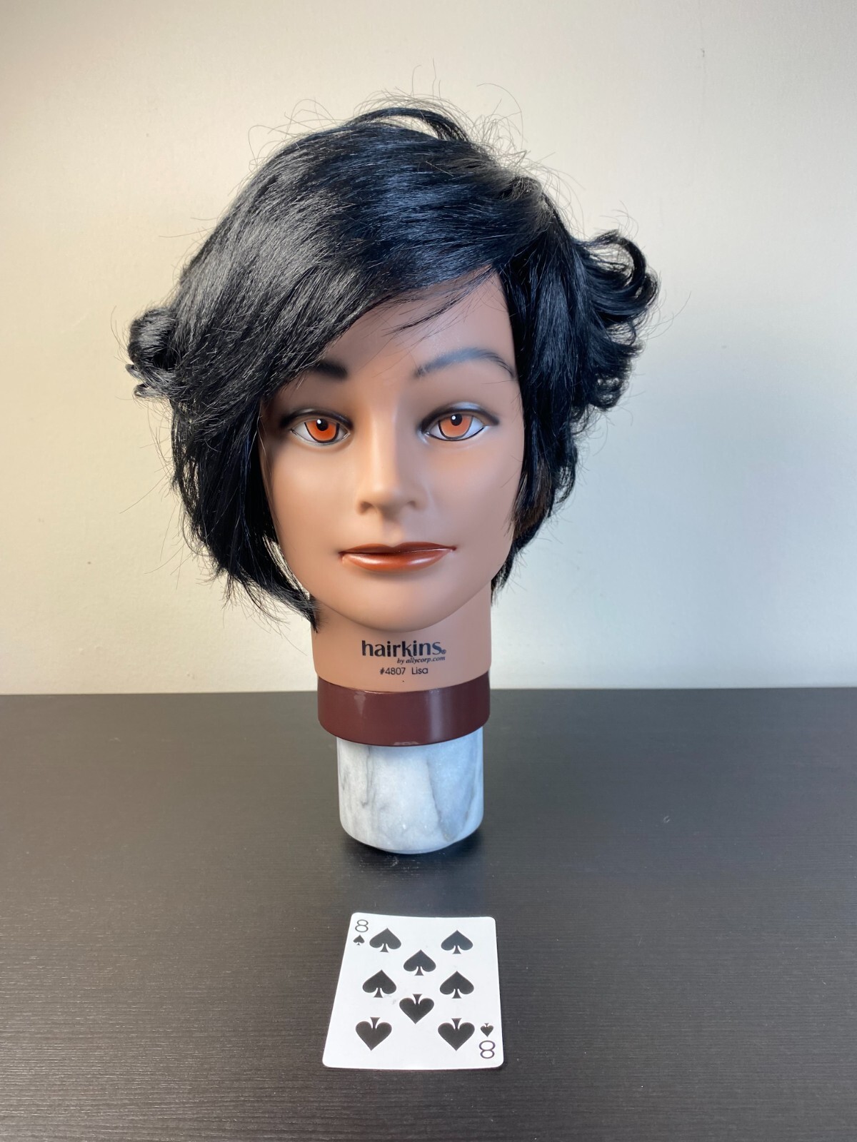 Vanessa by 5th Ave Asymmetrical Pixie Black Wig 90’s Change of Hairstyle/Costume