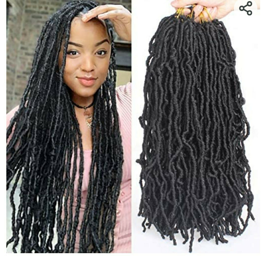 Leeven 18 “Chrocet Braids 6pk 126 Roots Black