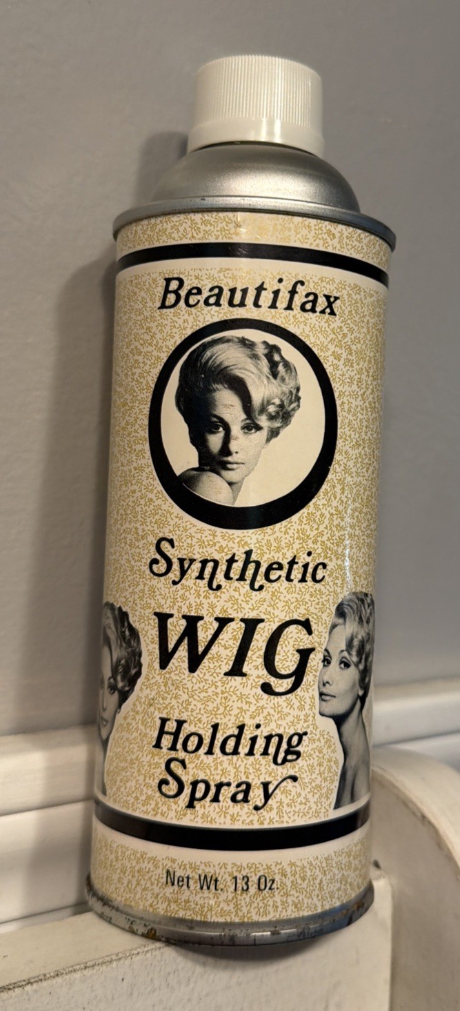 Vintage Prop Retro Beautifax Synthetic Wig Holding Spray MPLA., MN – USA