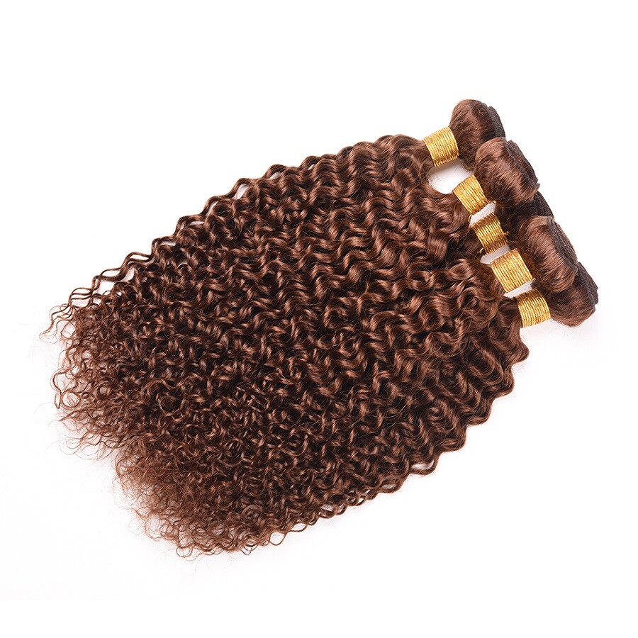 Ali Bundle Auburn #33 Jerry Curl 100 Virgin Human Hair Extension One Bundle