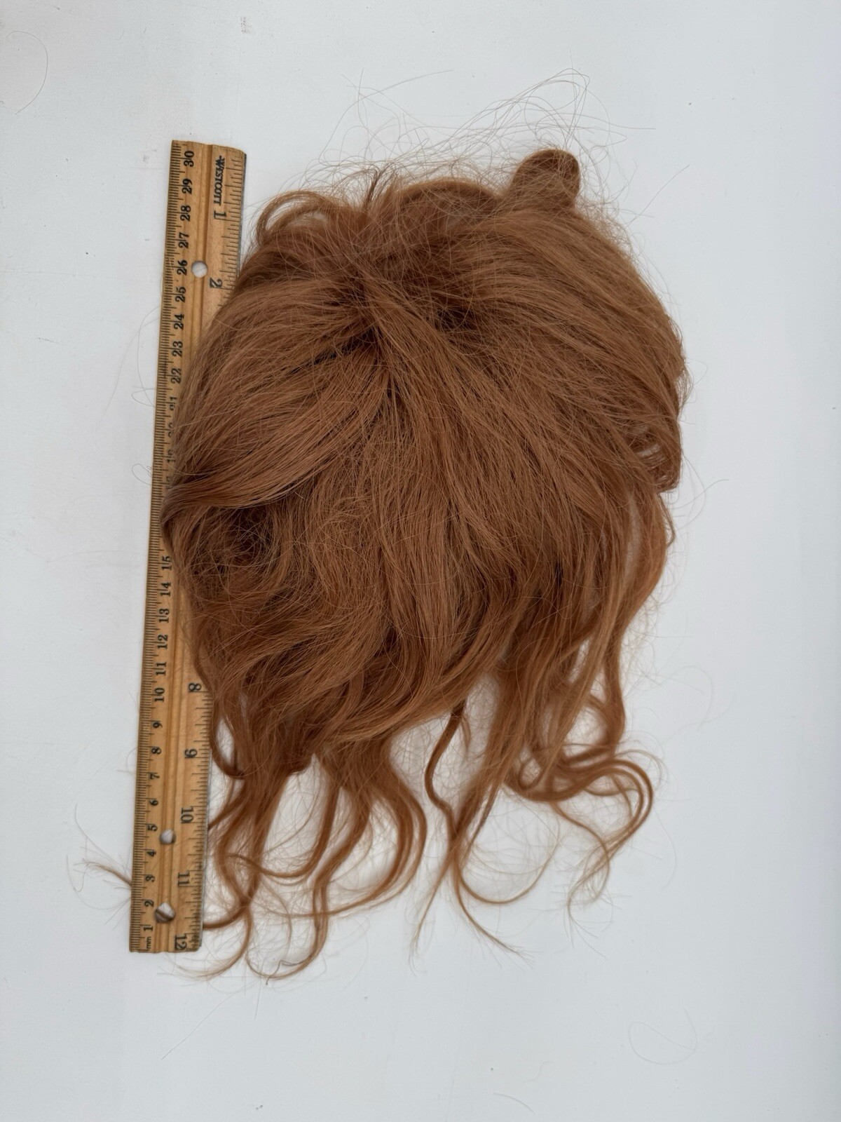 VTG 100% Human Hair 12″ Women’s Pre-Styled Brown-ish Wiglet Beauty Korea w/Case