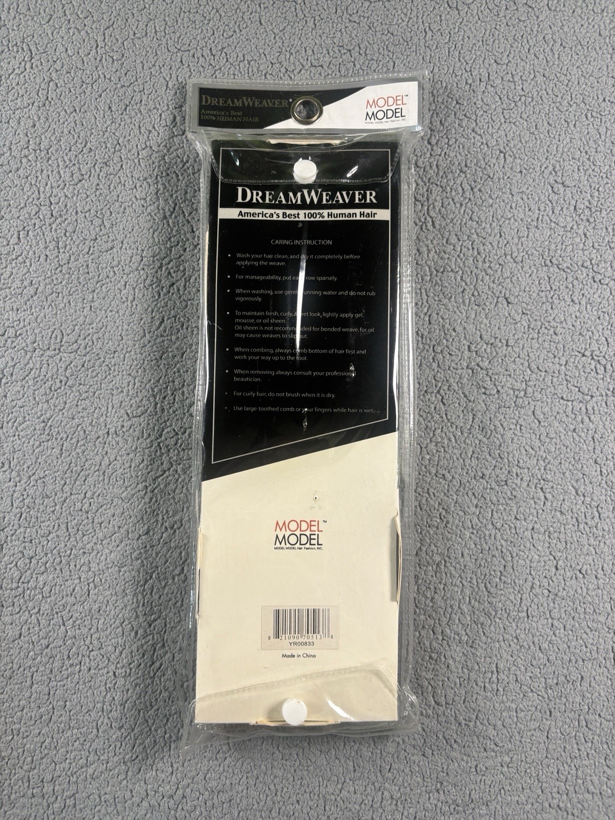 Model Model Dreamweaver 100% Human Hair Yaky Wrap 8″ Color 33, 1 Pack