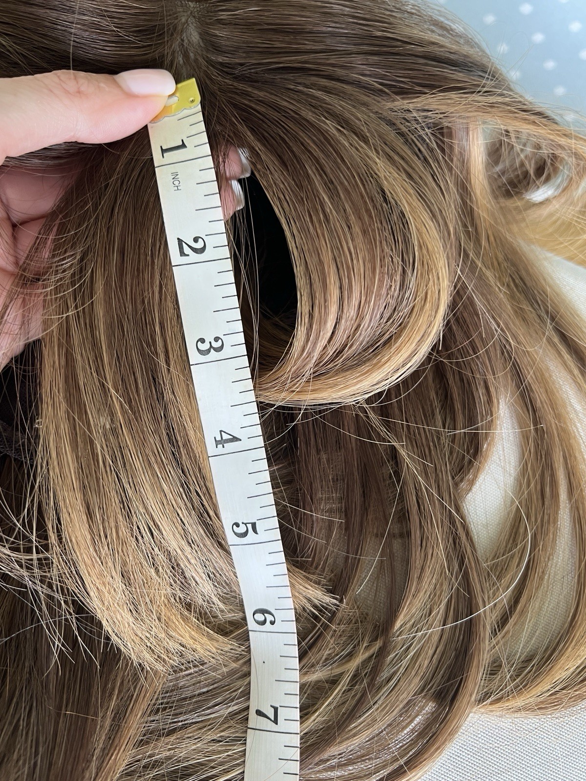 Highline Wigs Human Hair Clip-In Topper silktop Layered 20in