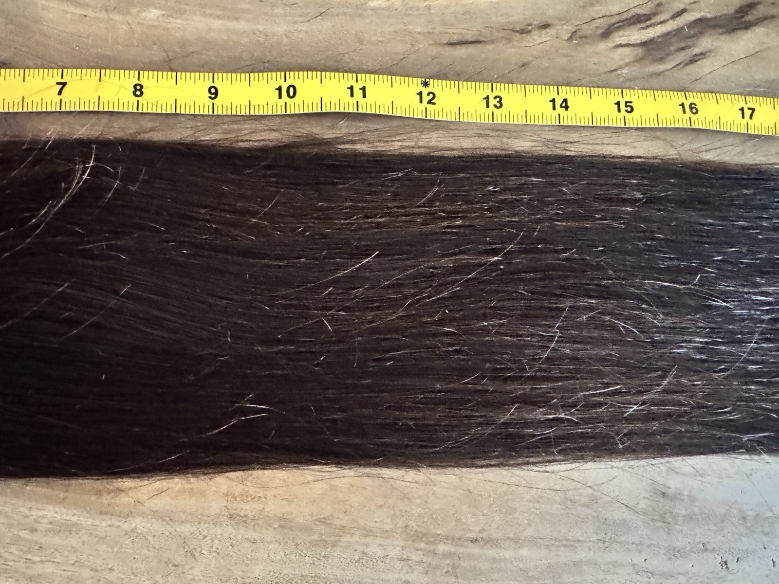 1594 Natural Human Hair Ponytail Straight Real Hair 21 Inch 65 G