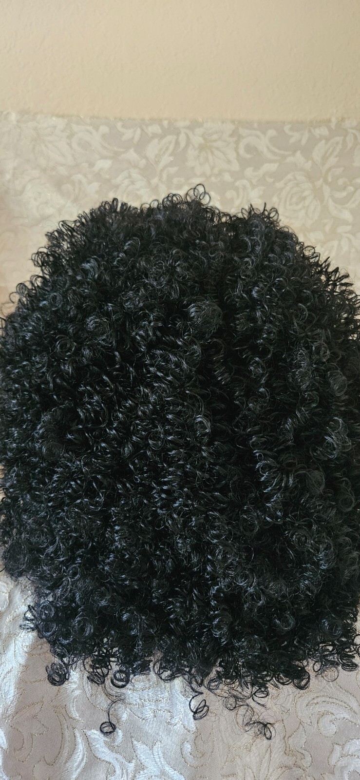 BHF Kinky Curly Wig 10″ High Breathable 150% Density Unisex-adult High Temperat
