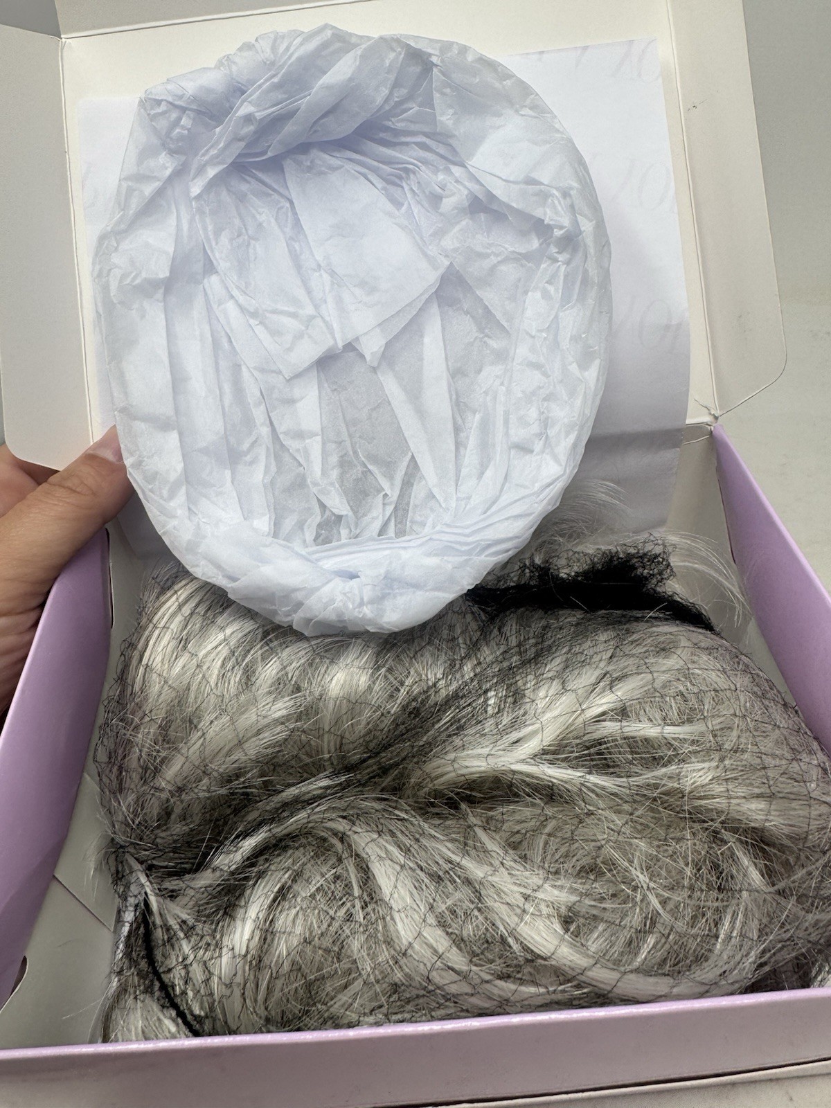 Paula Young Wig A7014 Color 56-60A Brussels-P Gray Salt & Pepper Short Wig