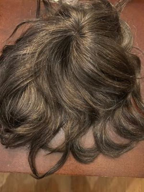 Lavivid men’s hair system – new never worn – lace with poly perimeter – Ash4