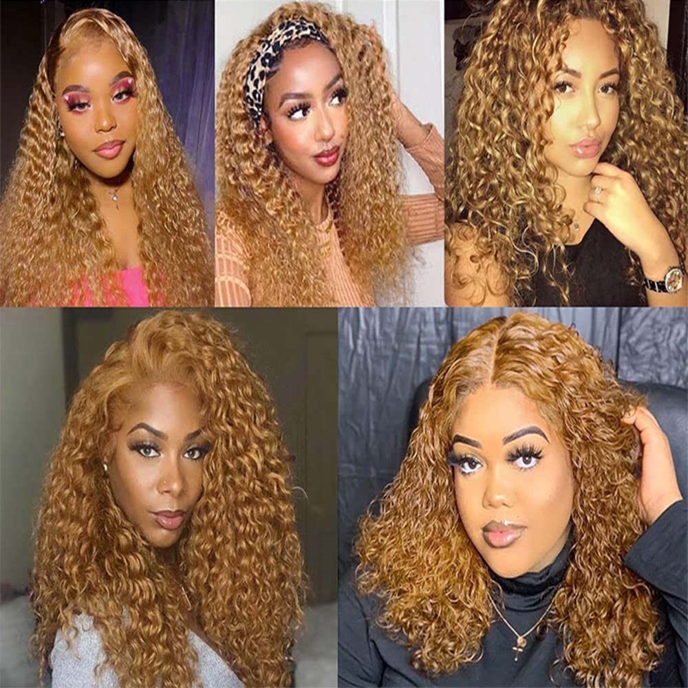 Mamart Brown Bundles Color 30 Human Hair Brown Kinky Curly Human Hair Weave No